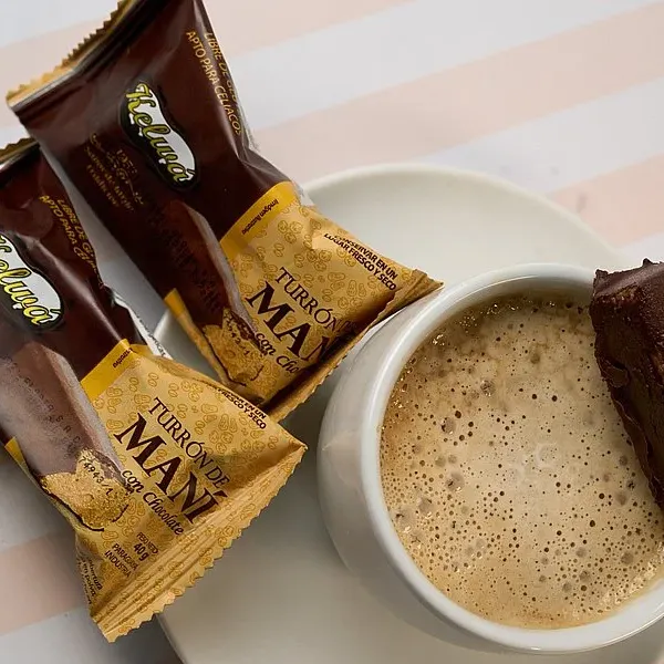 Turrón de maní con chocolate 40g