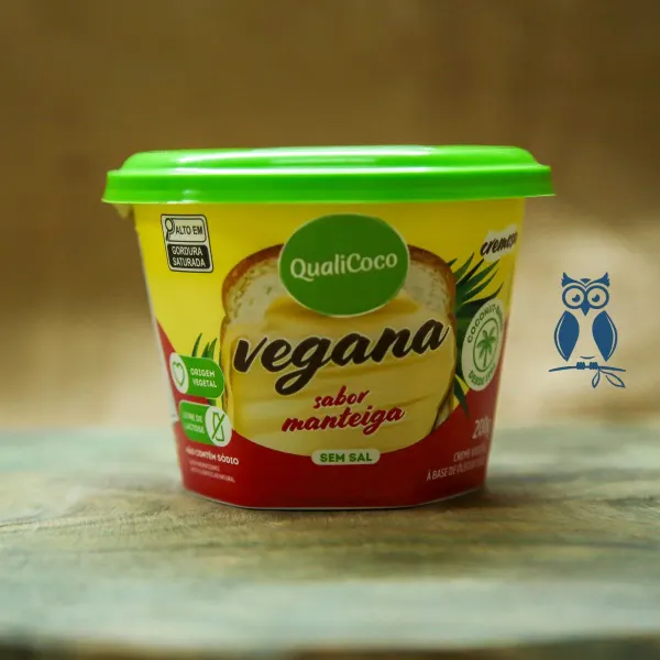 Manteca Vegana Sin Sal a Base de Aceite de Coco