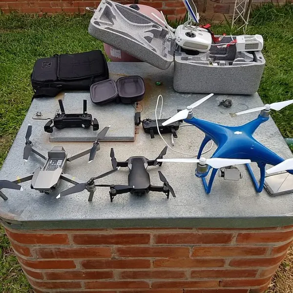 Filmación con drone en el chaco