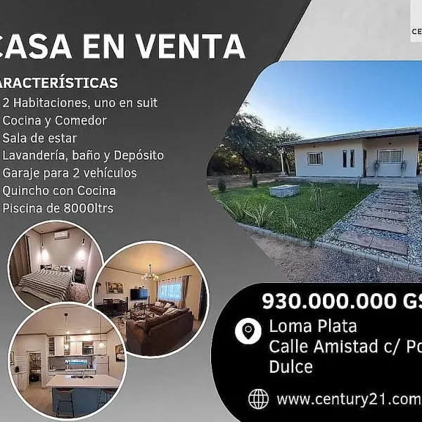 Coqueta casa en venta - Loma Plata