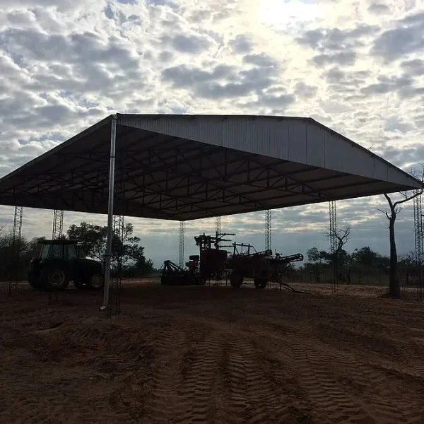 Construcción de tinglados
