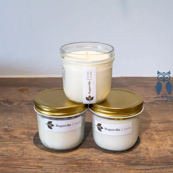 Velas decorativas de cera de soja