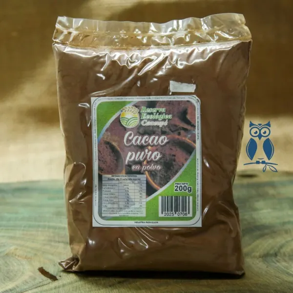 Cacao puro en polvo