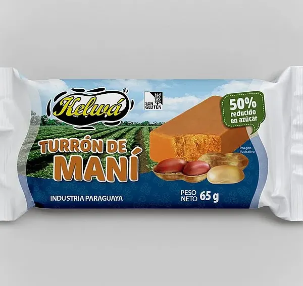 Turrón de maní 65g 50% reducido en azúcar