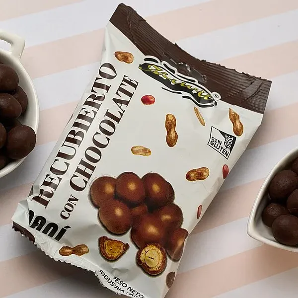 Maní recubierto con chocolate 100g