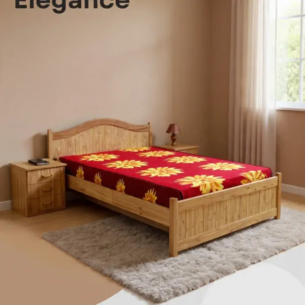 Cama Elegance de 1,90 m largo y 1,00 m ancho (sin mesitas de luz)