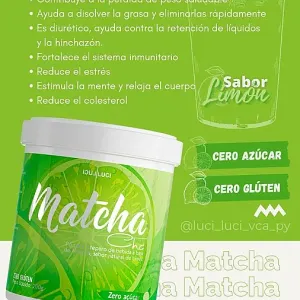 Matcha con Sabor Limón