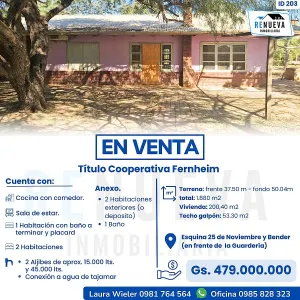 Se vende casa en zona tranquila