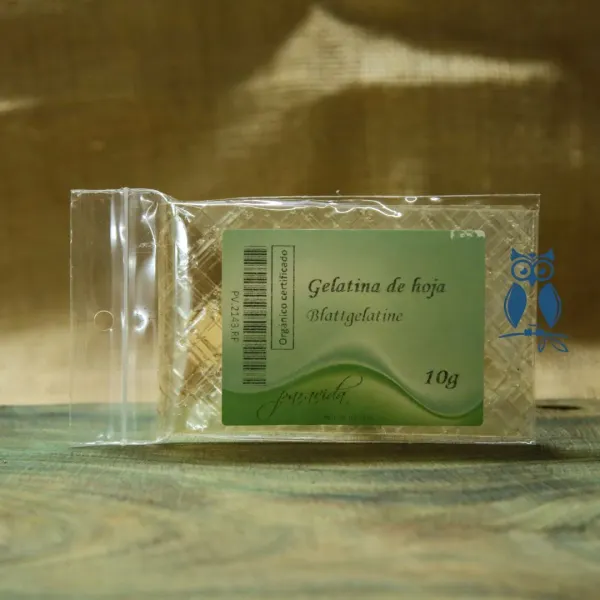 Gelatina de hoja orgánica