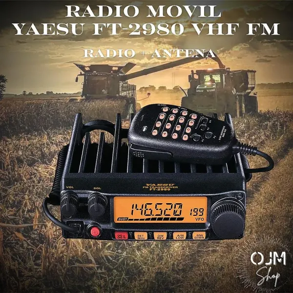 - Radio Amador Yaesu FT-2980R - 200 Canales VHF -