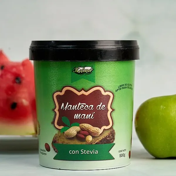 Manteca de maní con Stevia