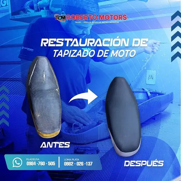 Reparación de Tapizado para Moto