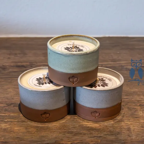 Velas decorativas de cera de soja