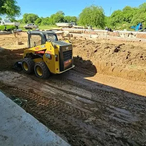 Excavaciones para piscina o puentes