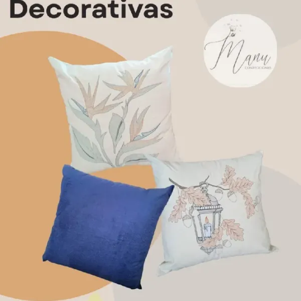 Almohadas decorativas (sobre pedido)