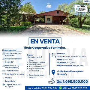 Casa familiar en venta
