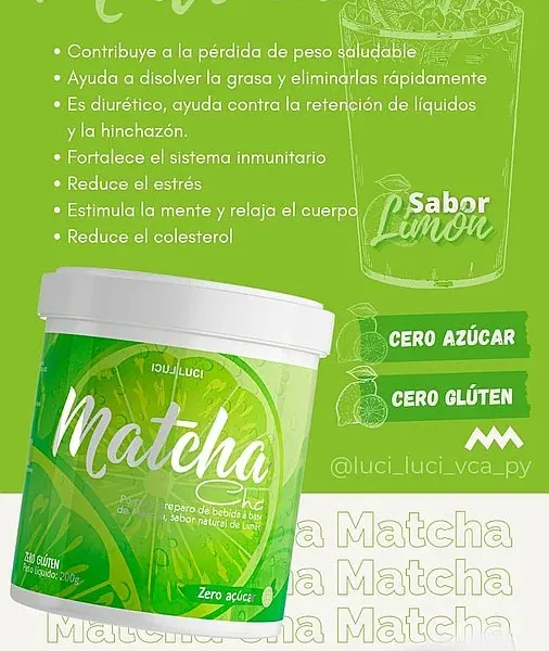 Matcha con Sabor Limón