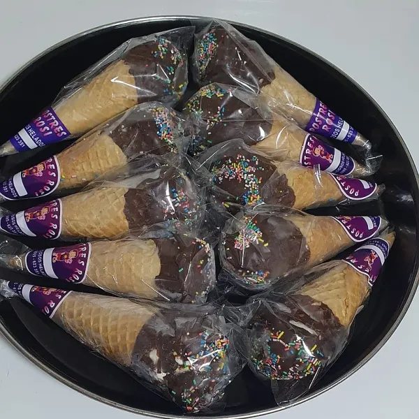 Helado de diferentes sabores