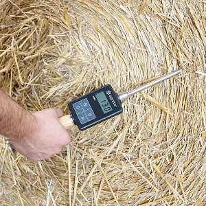 🌾 Medidor de Humedad para Heno y Granos