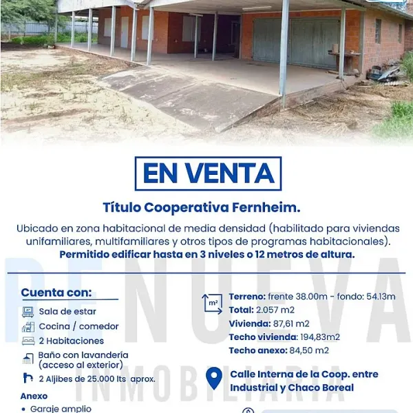 Propiedad en venta