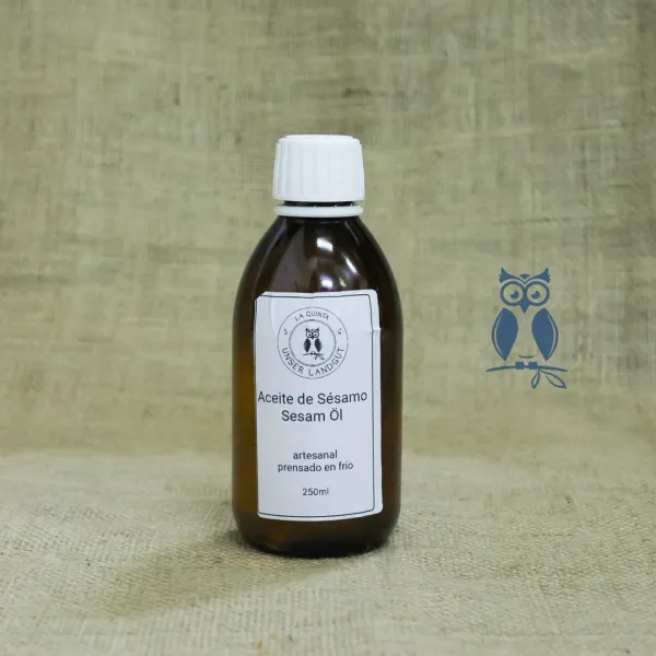 Aceite de sesamo casero