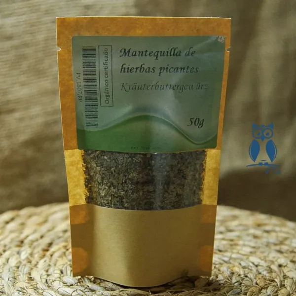 Mantequilla de hierbas picantes orgánica