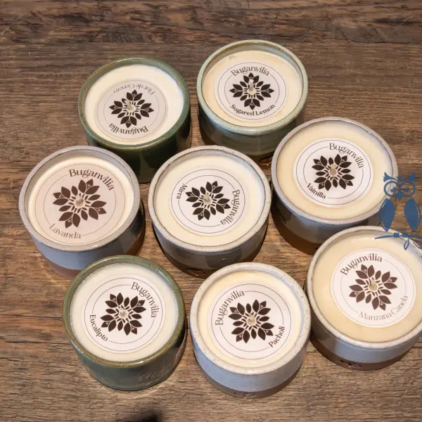 Velas decorativas de cera de soja