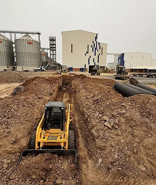 Excavaciones para piscina o puentes