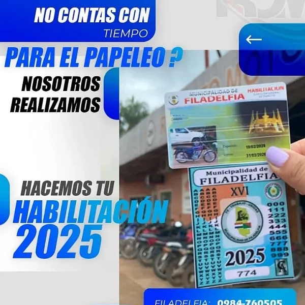 Hacemos tu habilitación en Filadelfia y Loma Plata