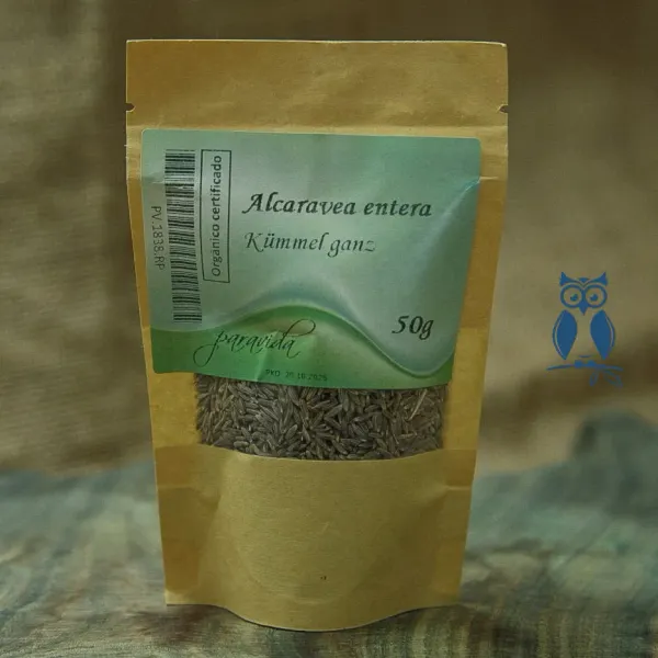 Alcaravea entera orgánica