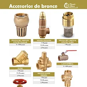 Accesorios de bronce