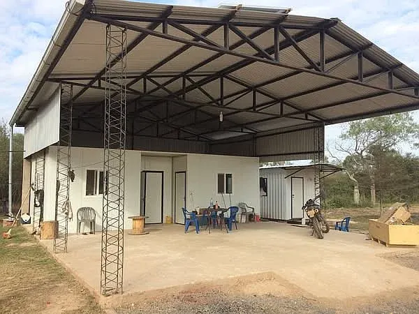 Construcción de tinglados